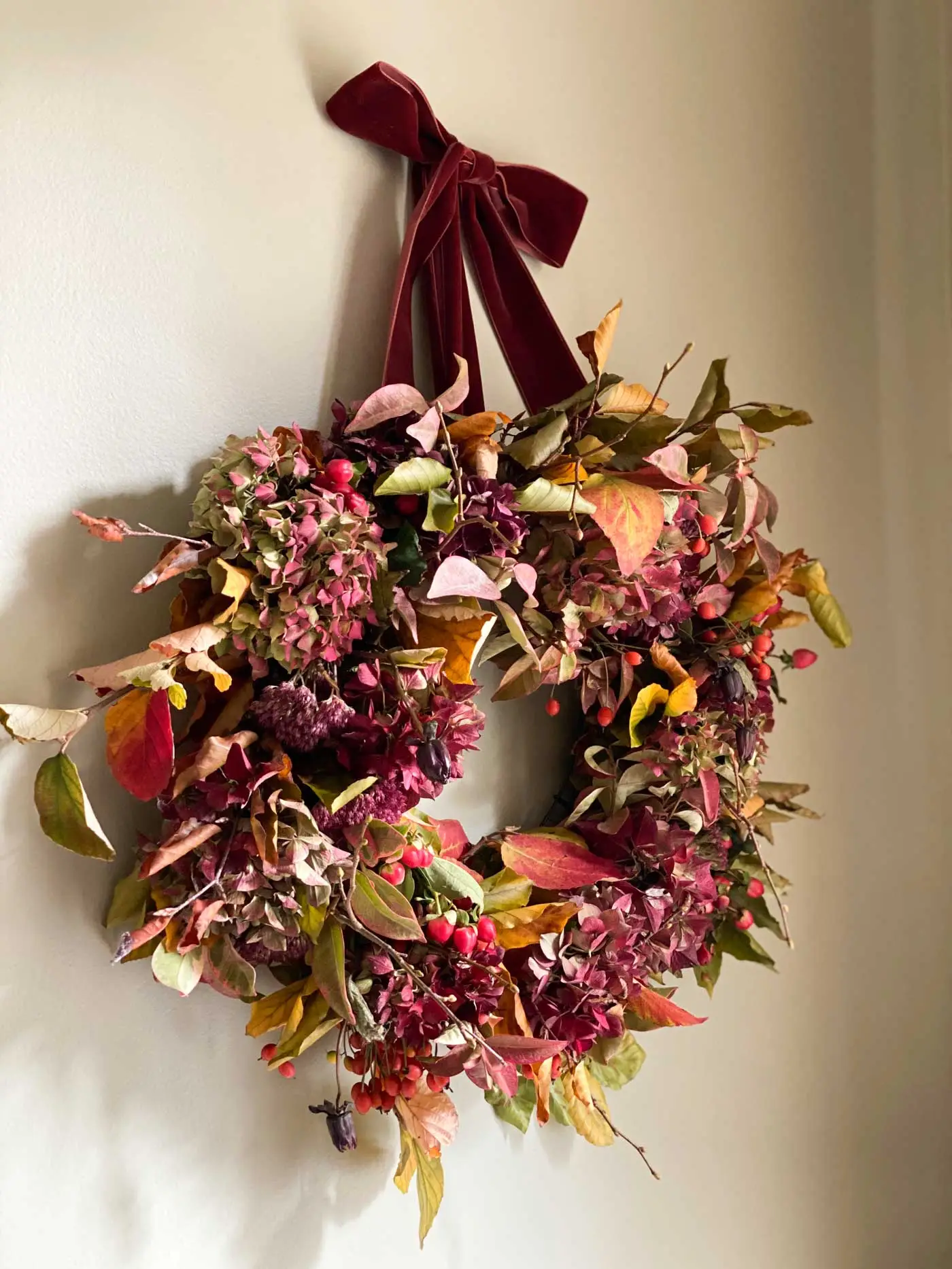 tutoriel une couronne d'automne rustique