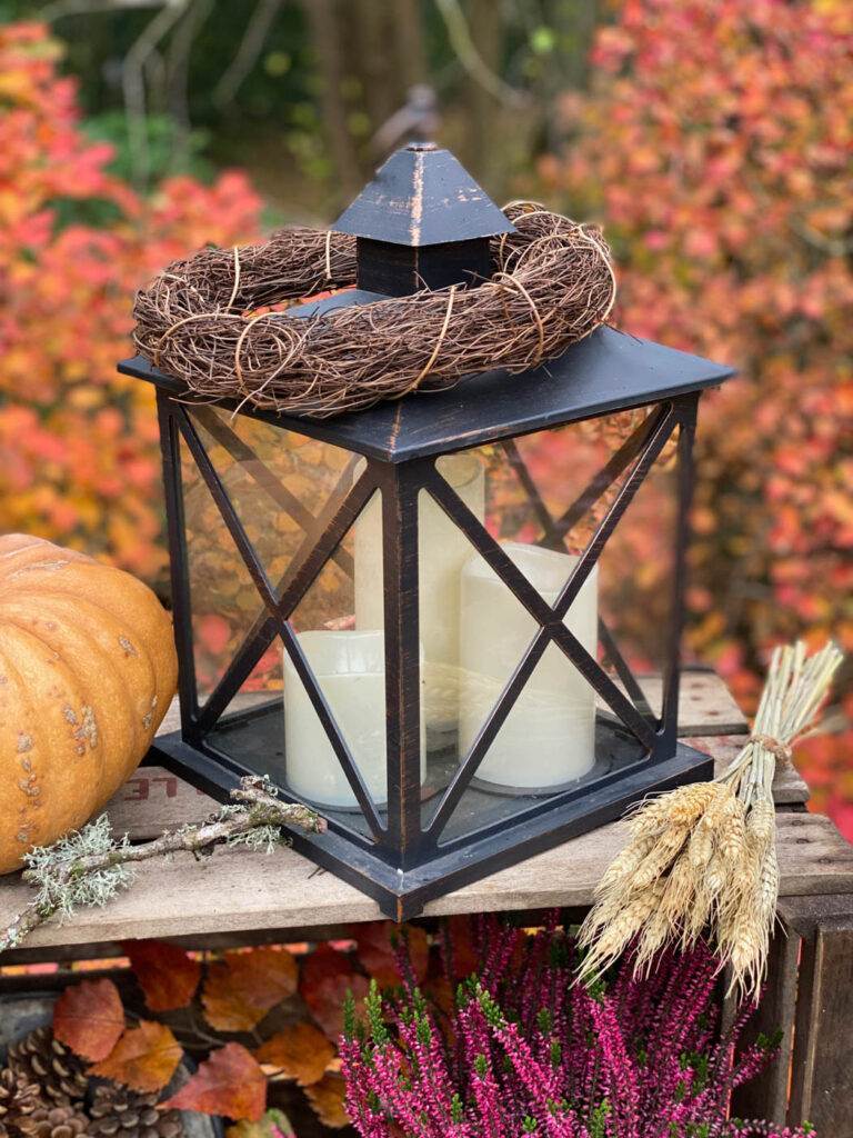 table de ferme décor automne fall decor