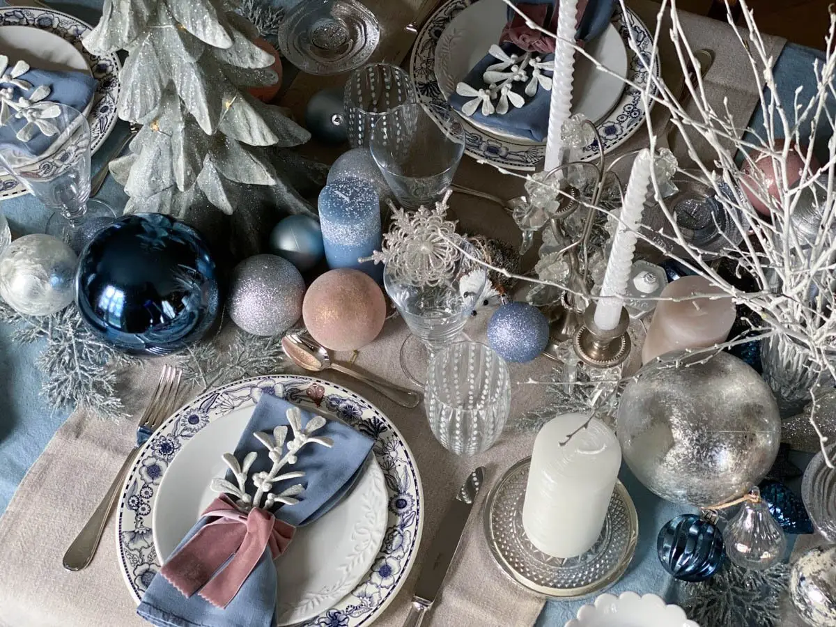 table de Noël féerique