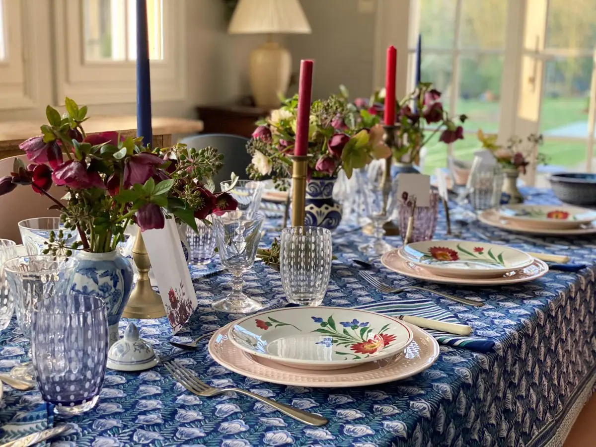 dresser une table de printemps art de la table