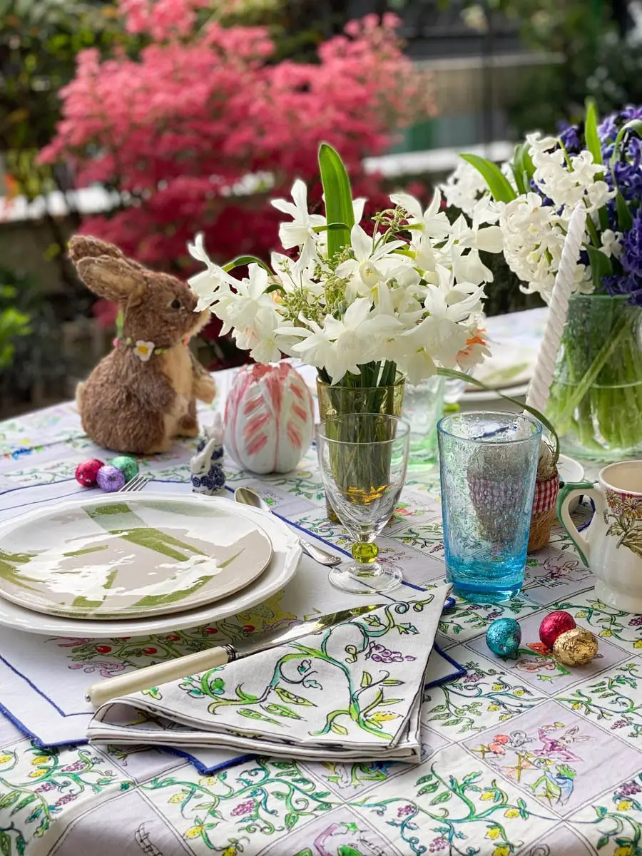 table de pâques décor