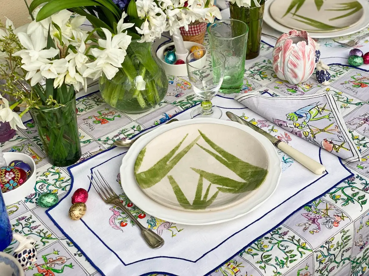 une table de pâques