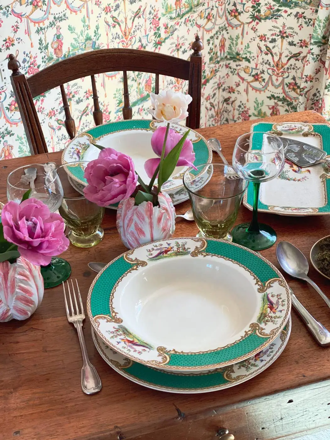 table tulipes printemps spring tulip tablescape-01