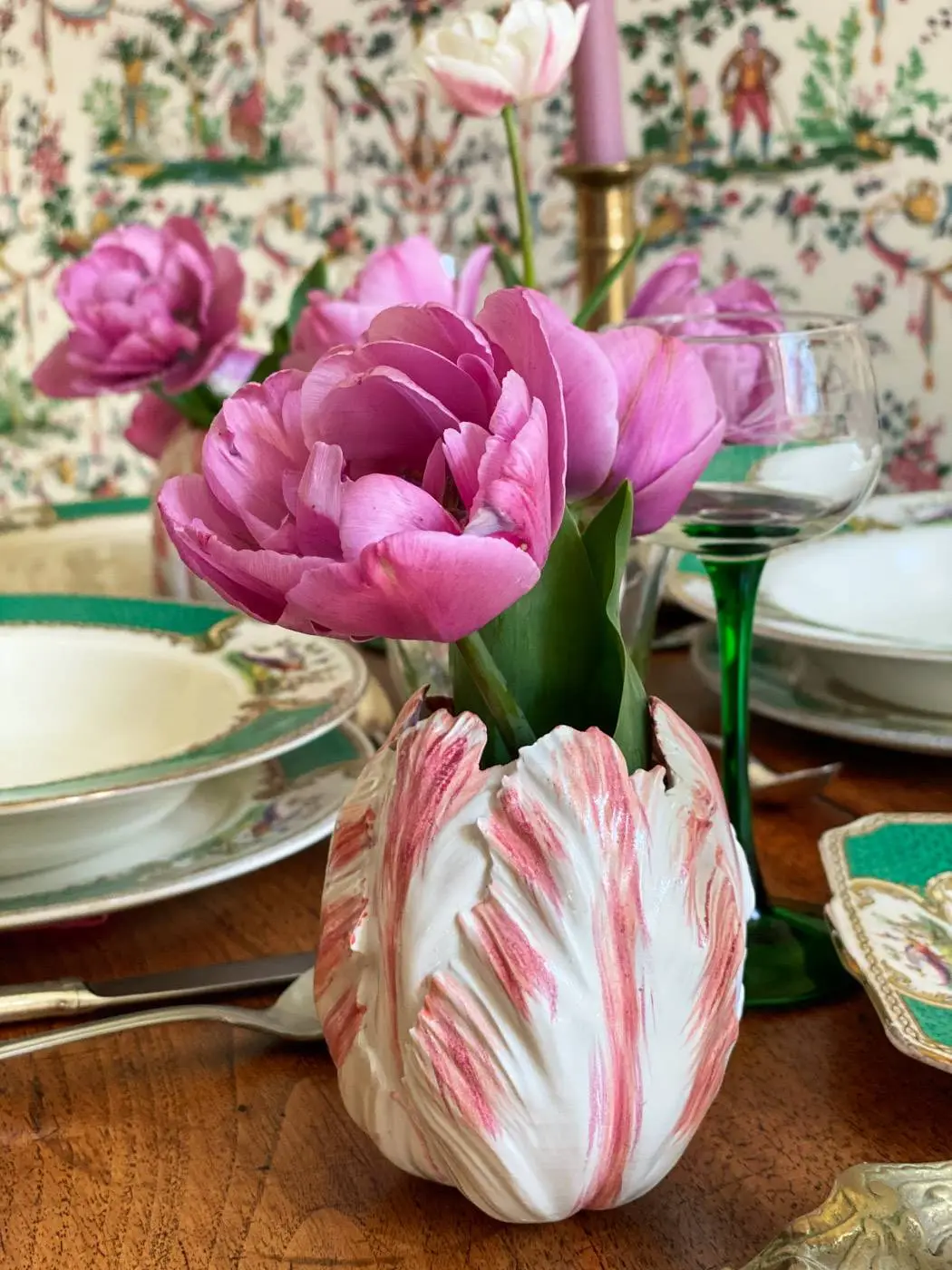 table tulipes printemps spring tulip tablescape-15