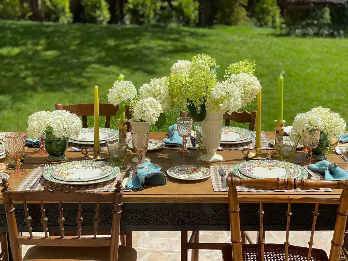 table estivale giverny summer country style tablescape-29