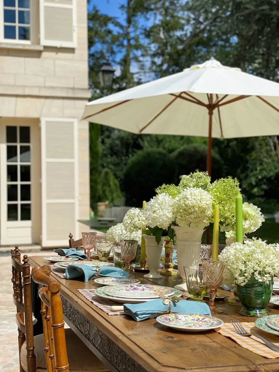table estivale giverny summer country style tablescape-34