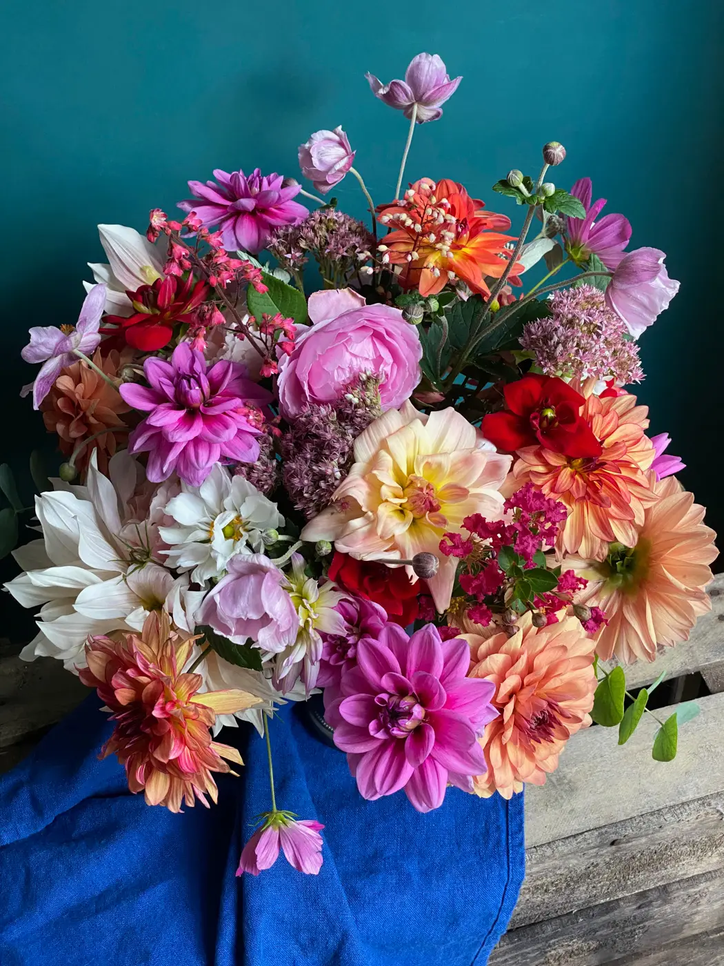 DIY bouquet dahlias champêtre timbale-09