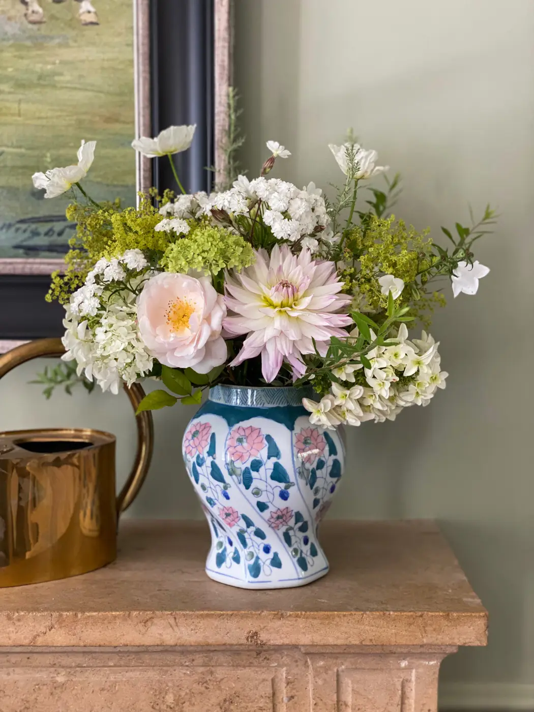 DIY bouquet romantique blanc dahlias