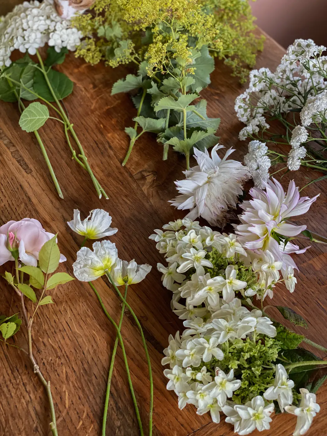 DIY bouquet dahlias pastel-5