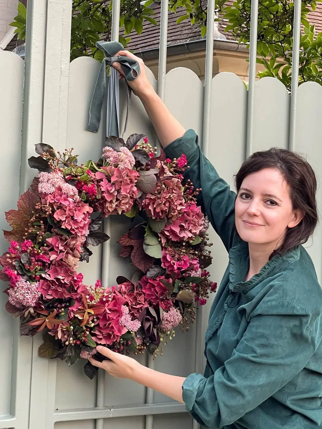 couronne automne hortensias tutoriel autumn fall wreath tutorial hydrangeas-46