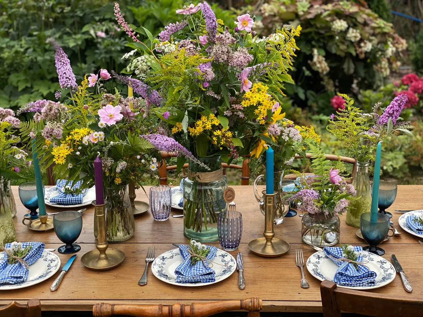 table estivale de style prairie style summer table art de vivre