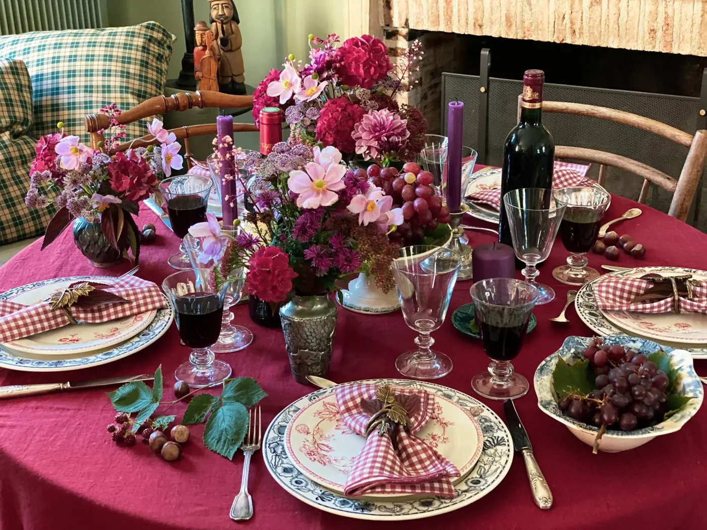 dresser une table pour célébrer les vendanges-35