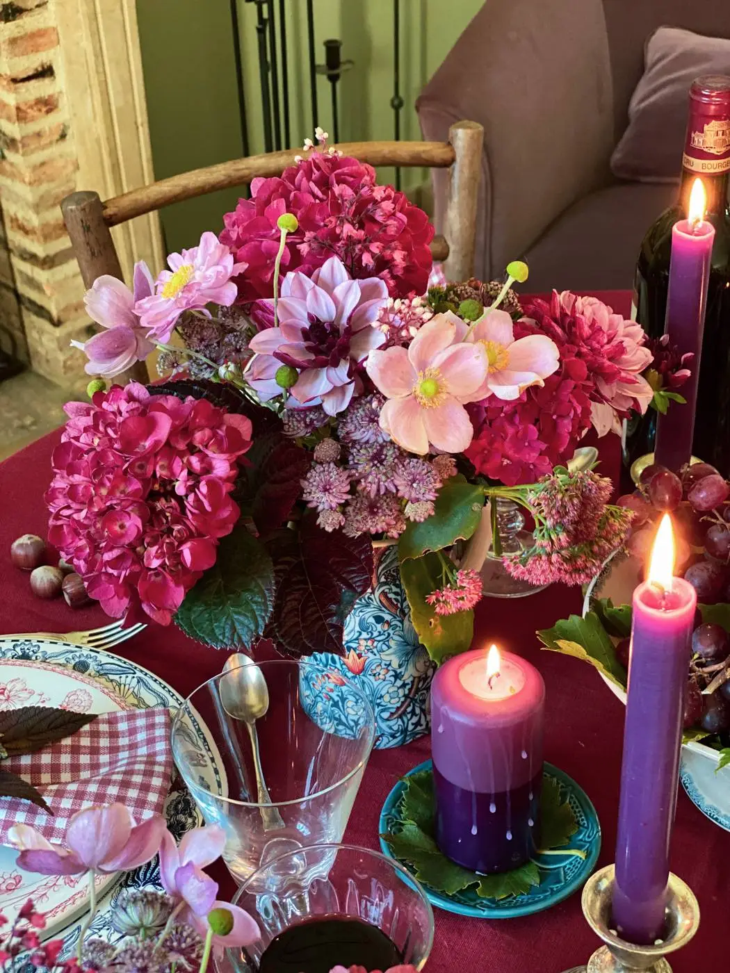 dresser une table pour célébrer les vendanges-43