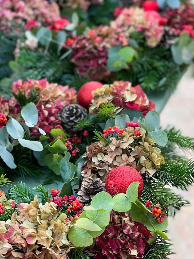 tutoriel comment créer une couronne de Noël-27