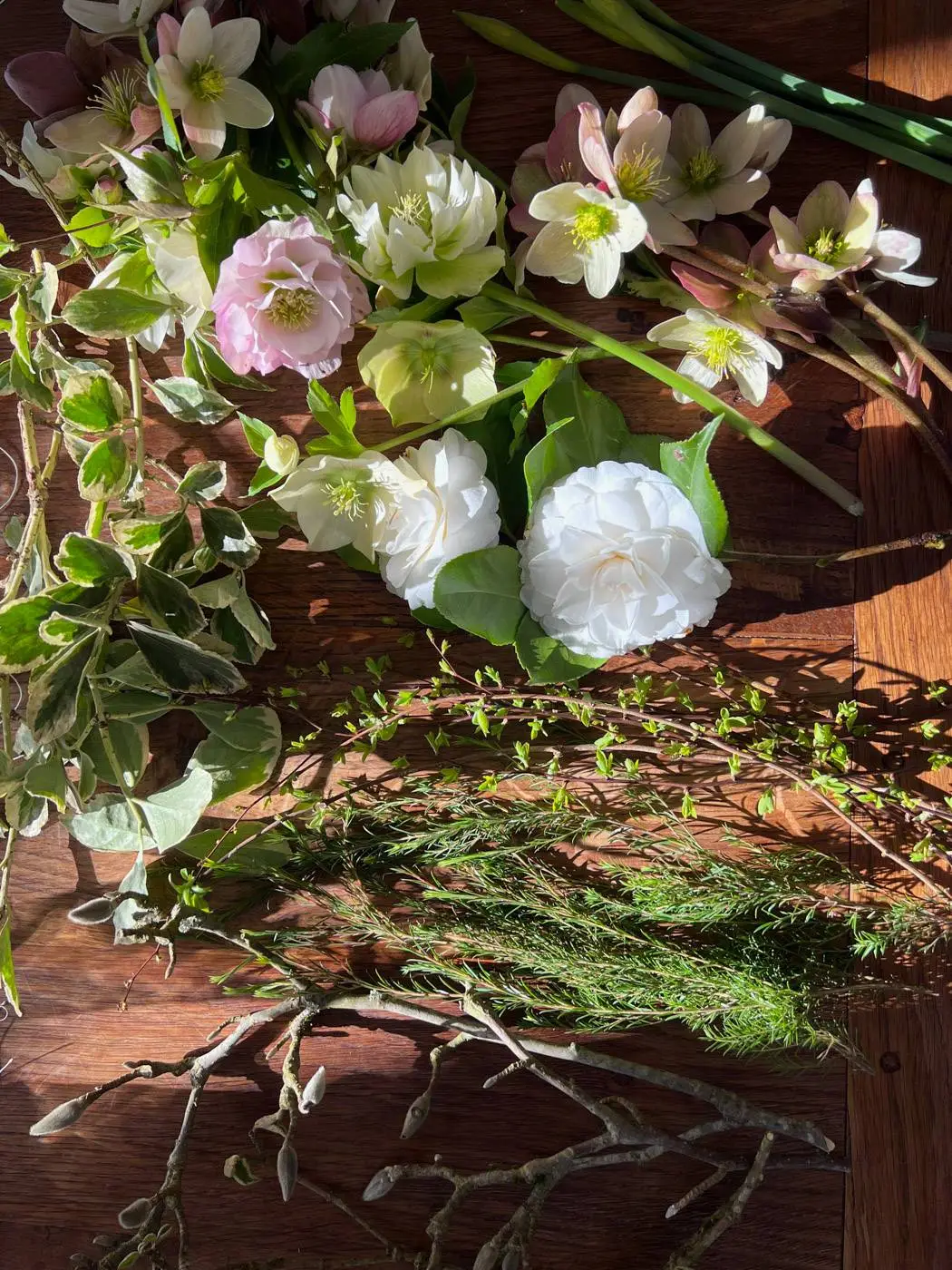 DIY bouquet hellebores-01