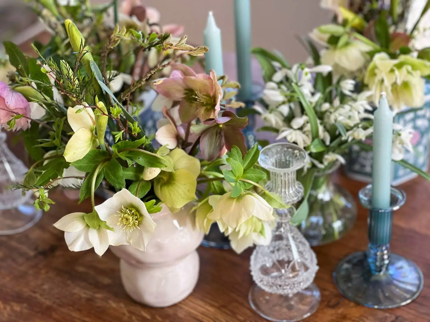 DIY bouquet hellebores-16