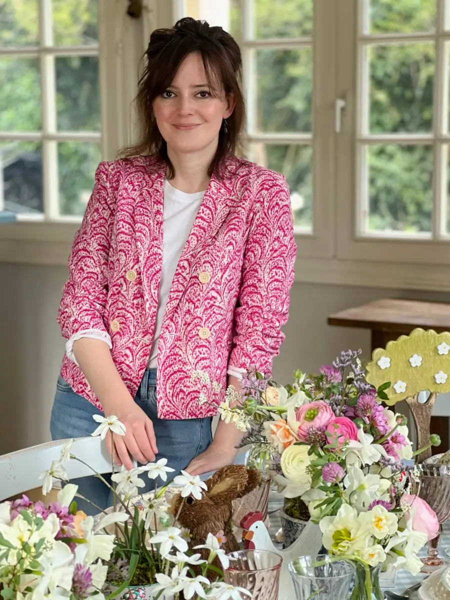 DIY bouquet printemps art floral art de la table spring tablescape-01