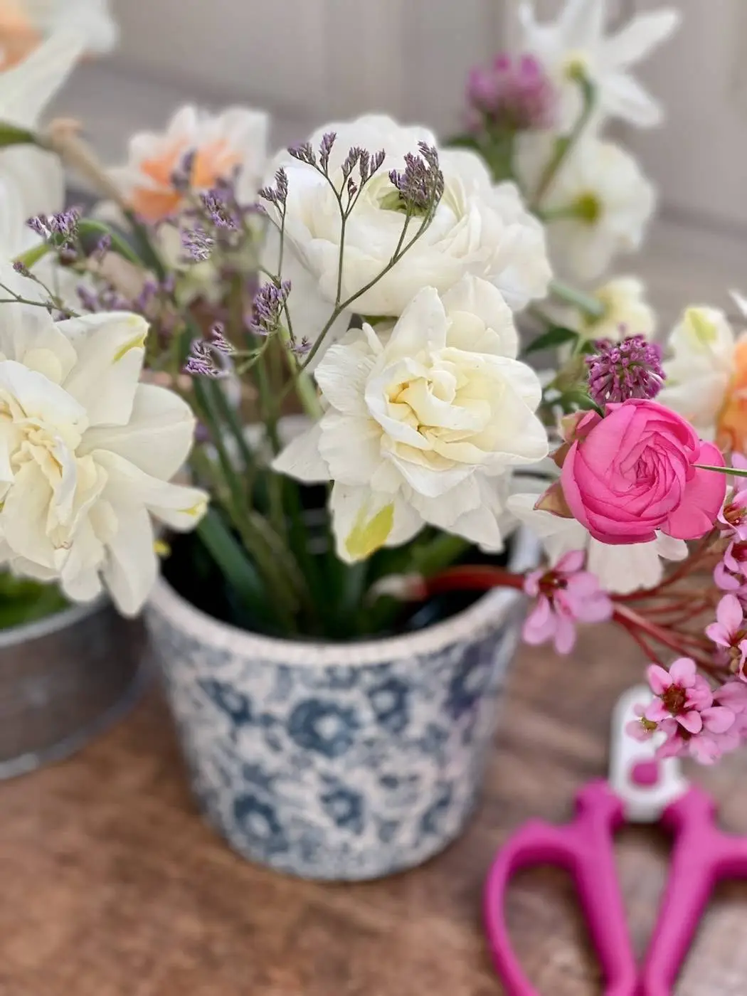 art floral DIY bouquet printemps spring arrangement-38