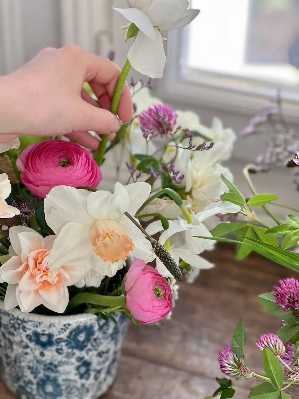 art floral DIY bouquet printemps spring arrangement-39