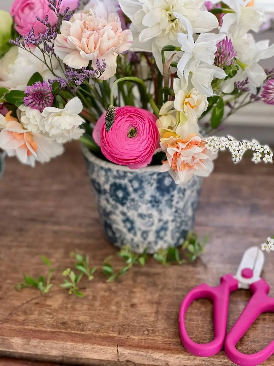 art floral DIY bouquet printemps spring arrangement-40