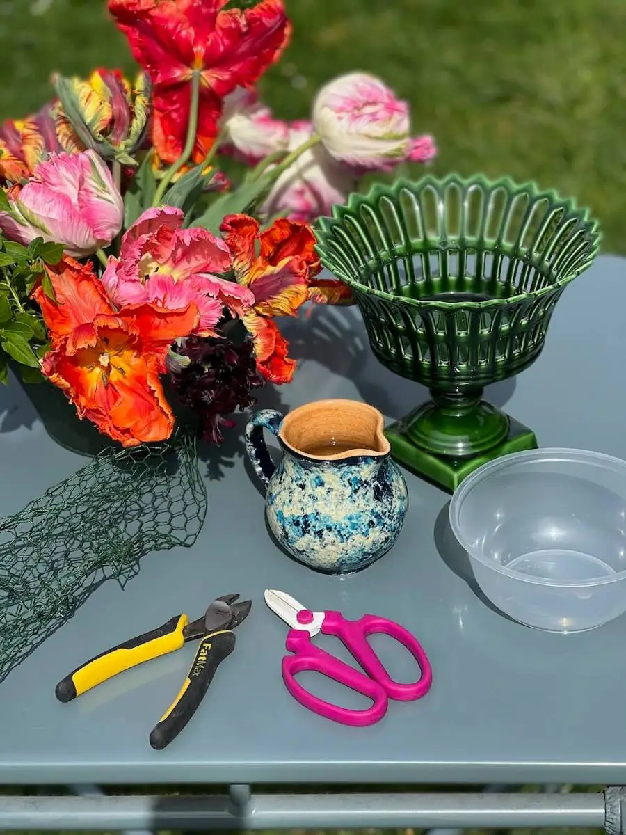 bouquet de tulipes DIY Tulip bouquet arrangement-31