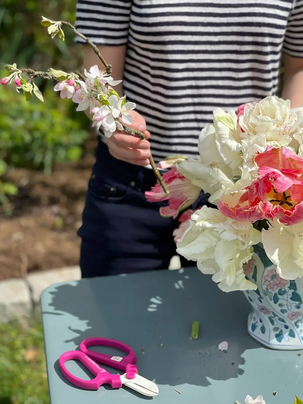 bouquet de tulipes claires tulip bouquet DIY tuto-15