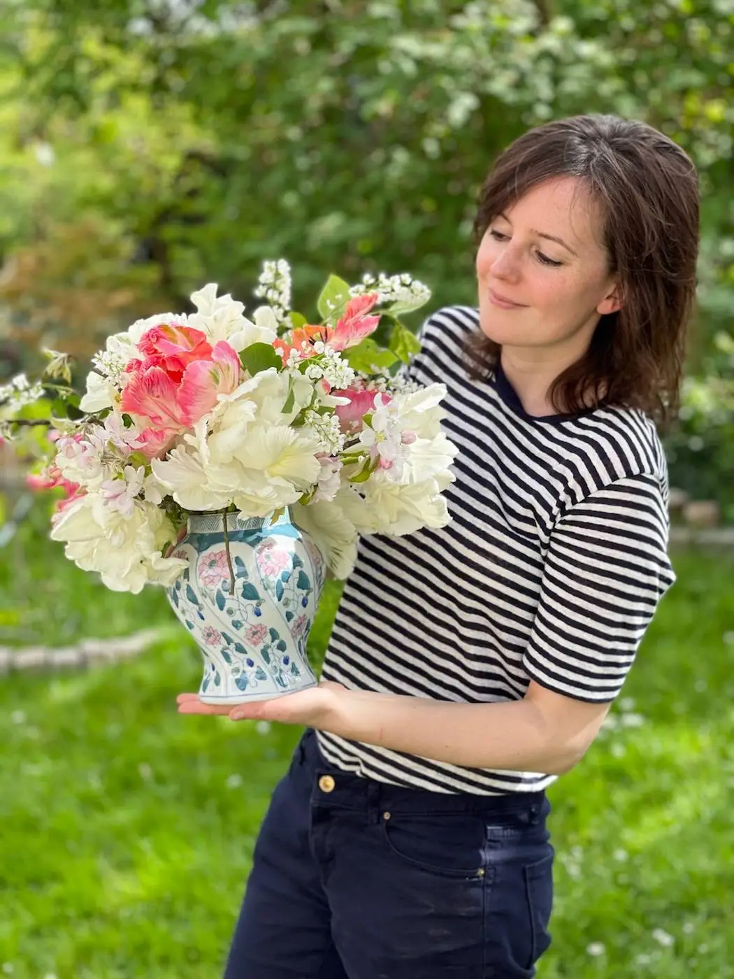 bouquet de tulipes claires tulip bouquet DIY tuto-17