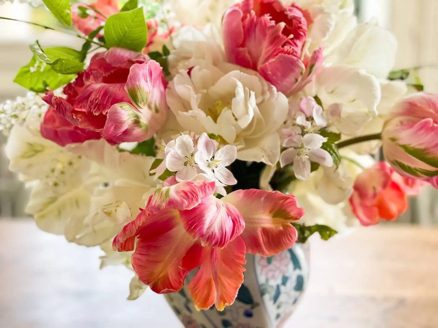 bouquet de tulipes claires tulip bouquet DIY tuto-19