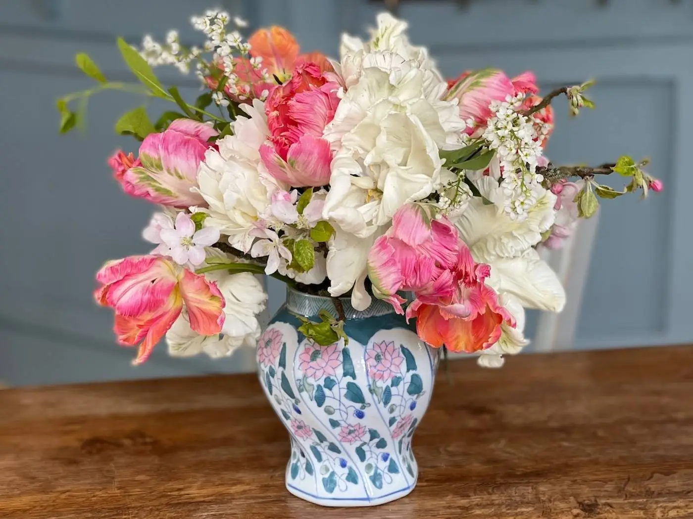 bouquet de tulipes claires tulip bouquet DIY tuto-23