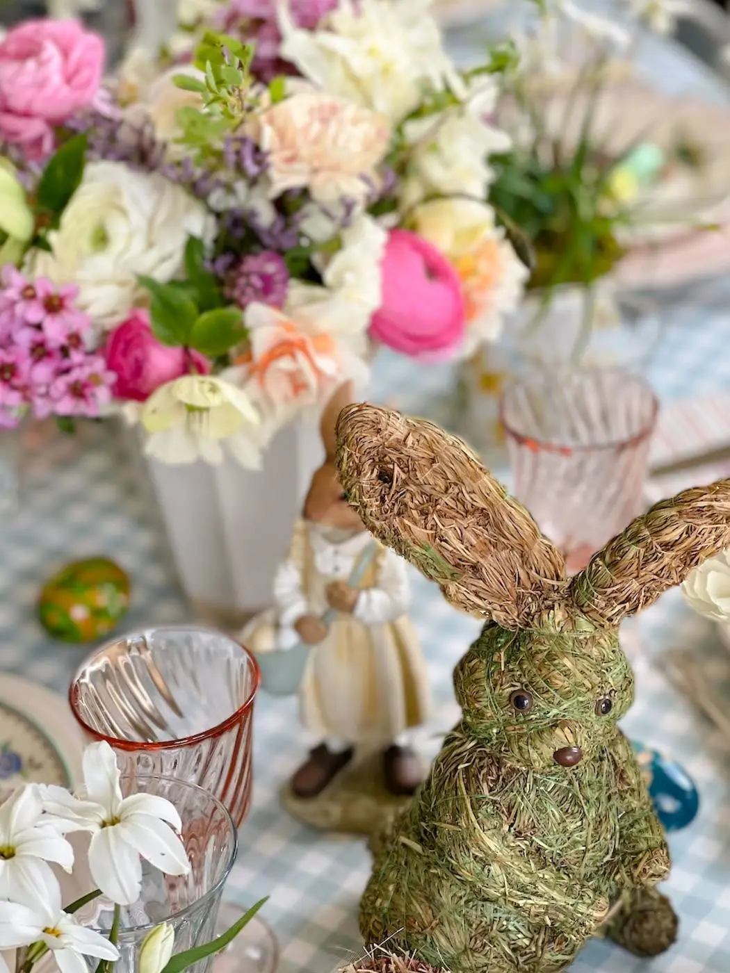 dresser jolie table Pâques chic Easter tablescape-152