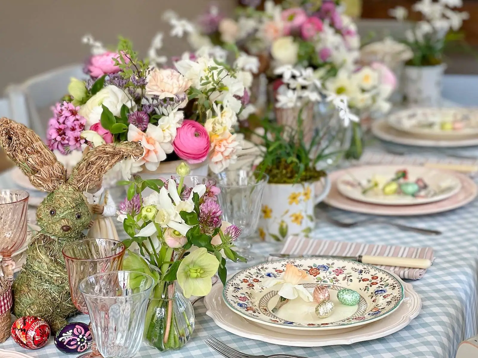 dresser jolie table Pâques chic Easter tablescape-209