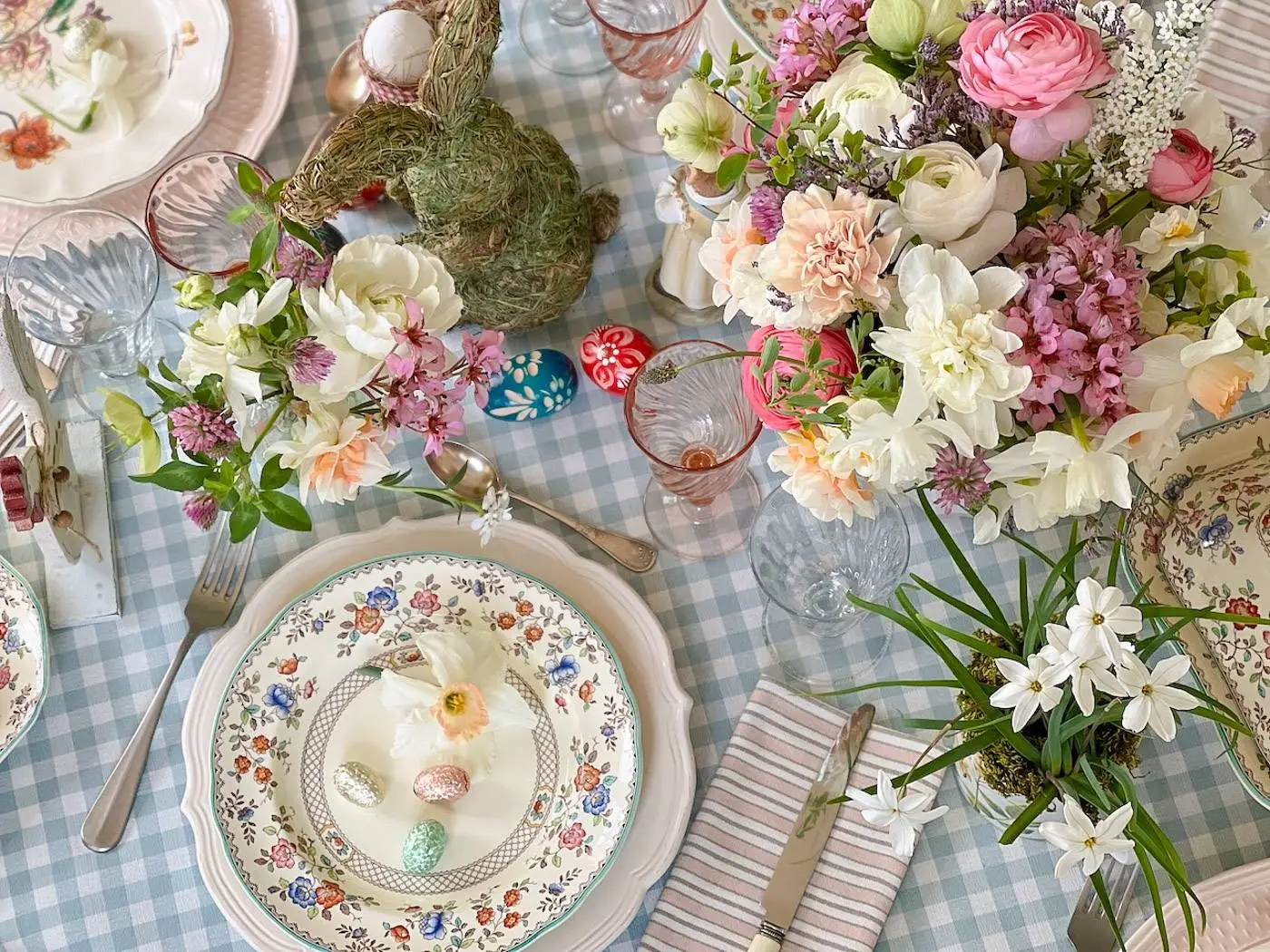 dresser jolie table Pâques chic Easter tablescape-71