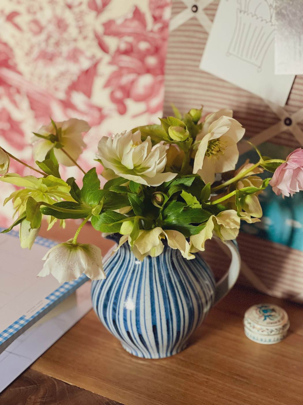 small hellebore bouquet