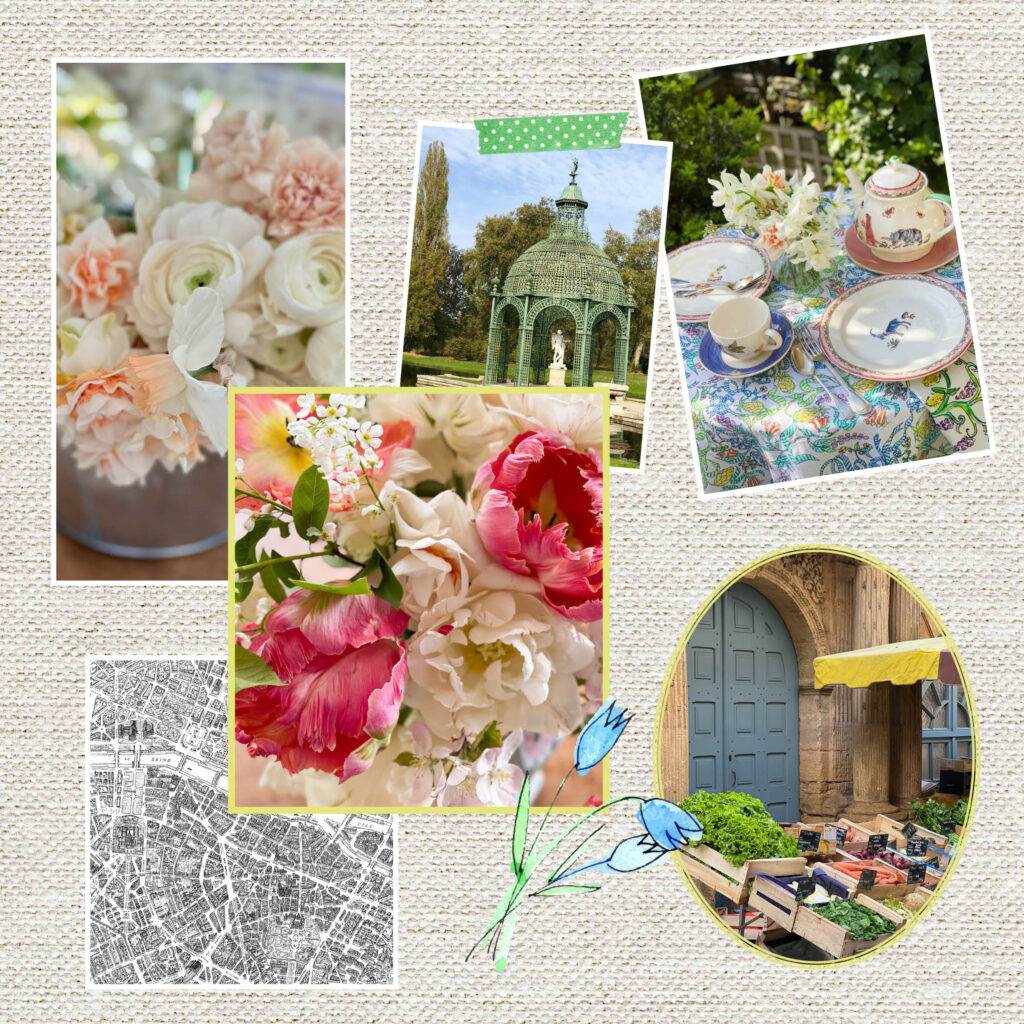collage printemps