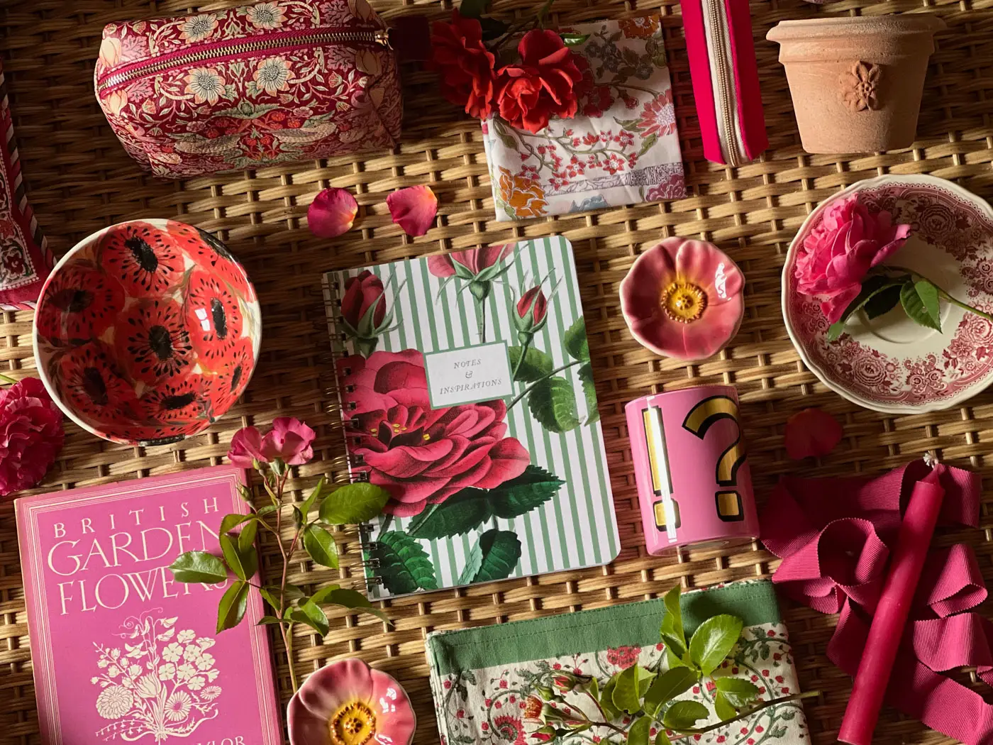 moodboard to do list estival roses une bonne maison
