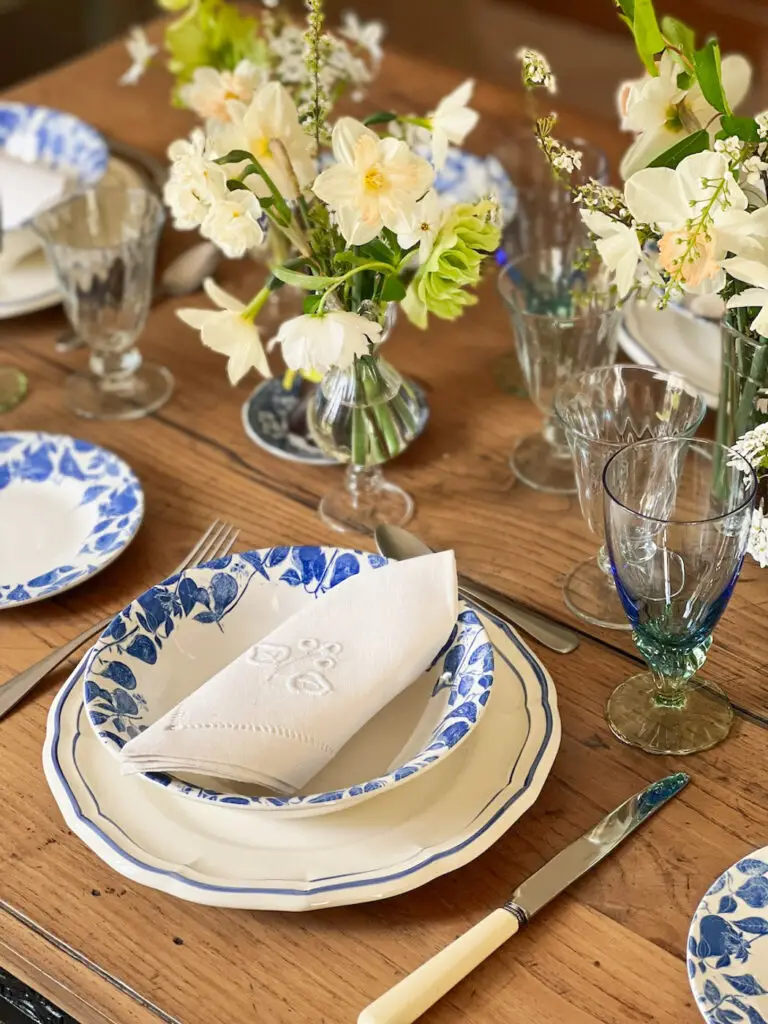 table de Pâques champêtre country chic Easter table-04