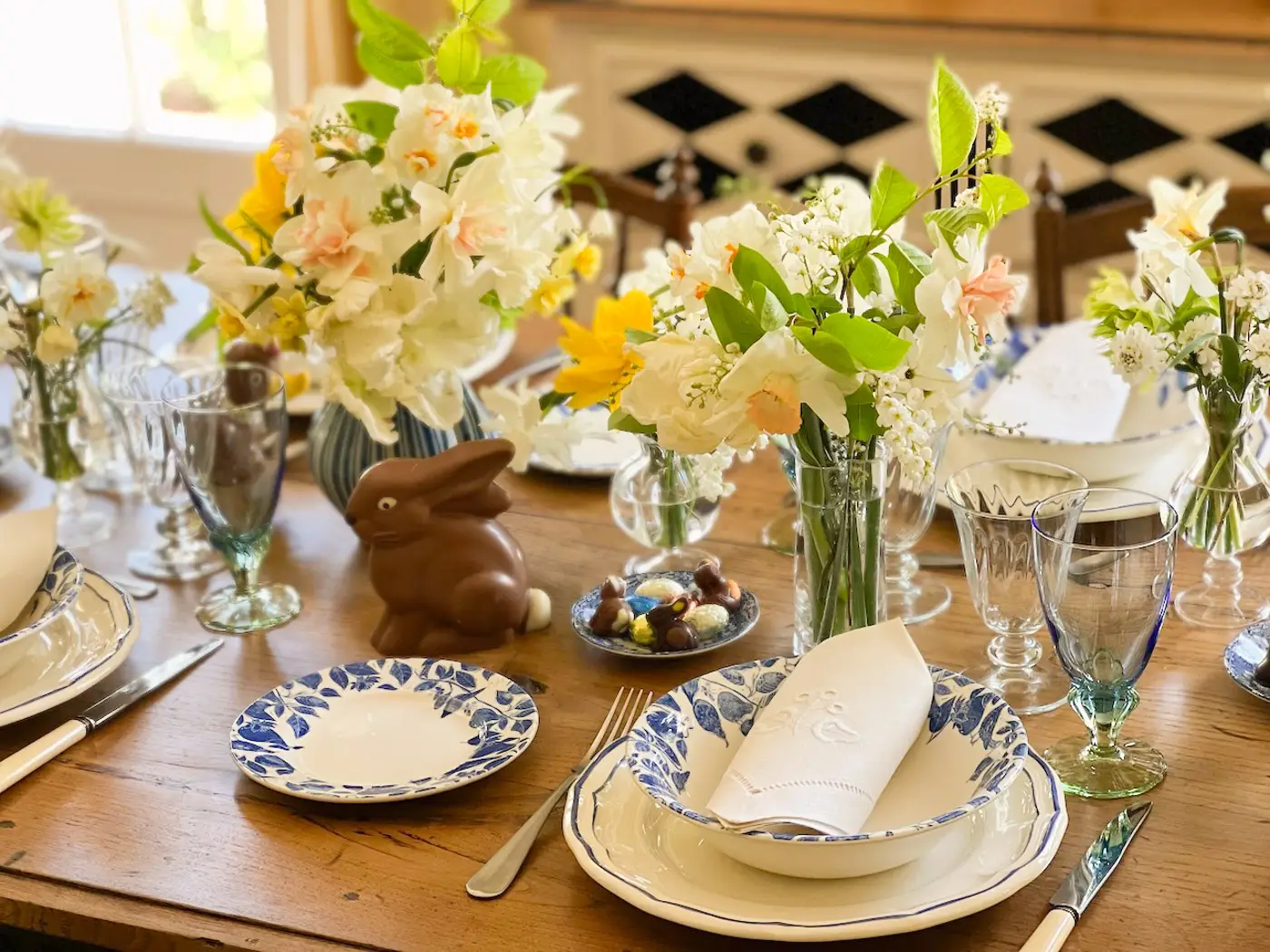 table de Pâques champêtre country chic Easter table-30