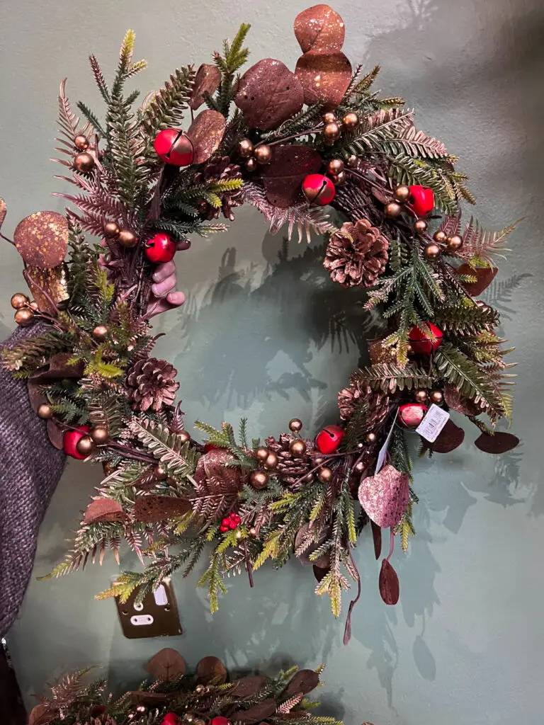 Christmas London Londres Noël wreath