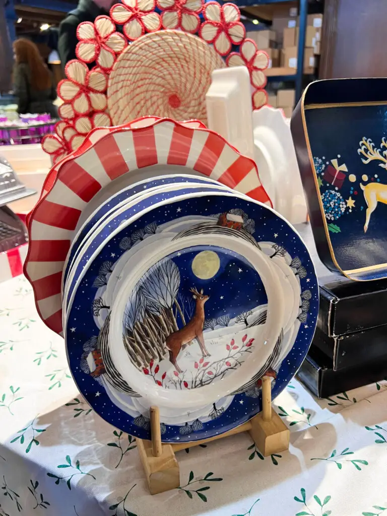 Christmas London Londres Noël table