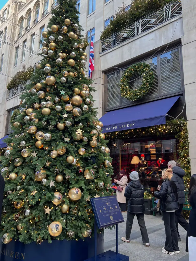 Christmas London Londres Noël Ralph Lauren