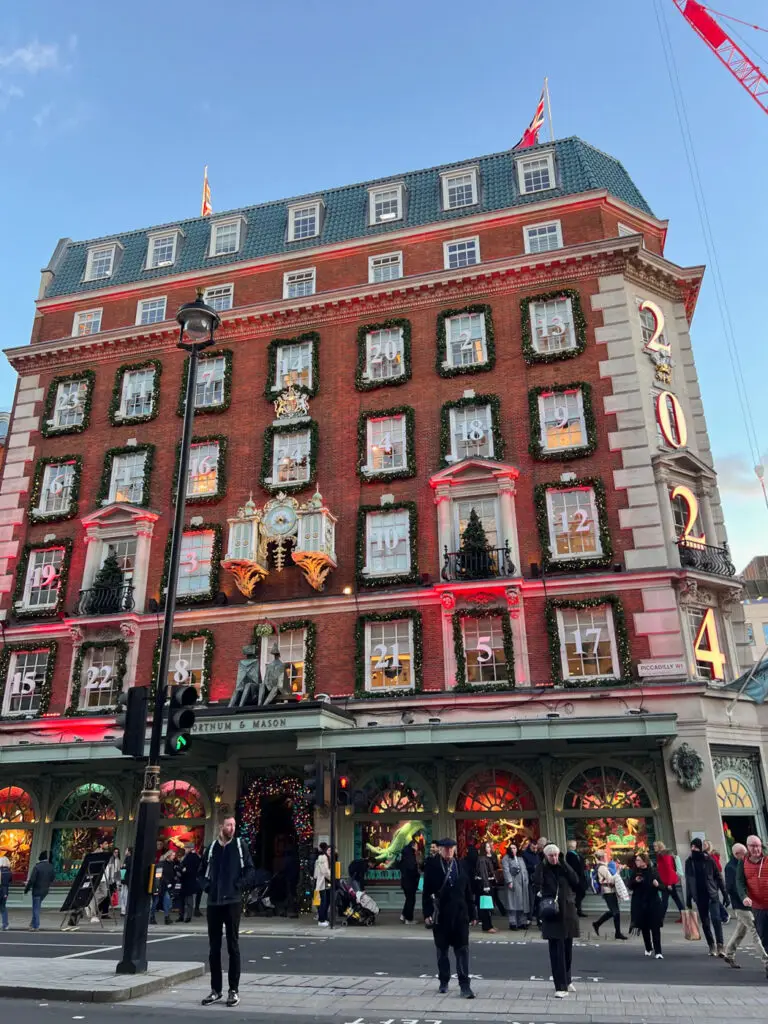 Christmas London Londres Noël Fortnum Mason