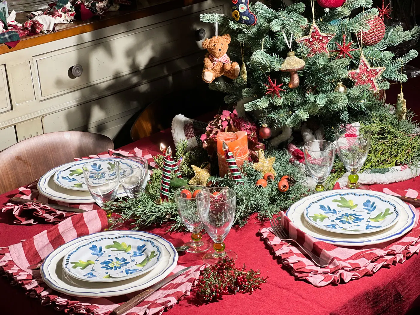French Christmas New Years Eve New Year's Eve table