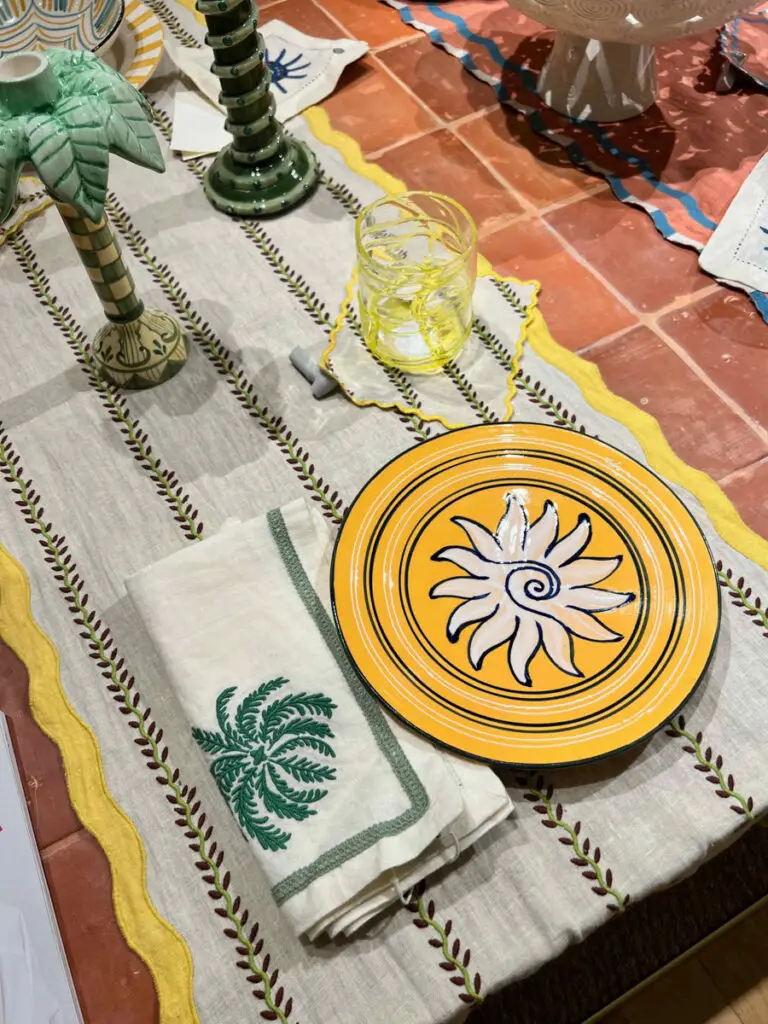 art de la table Tressé