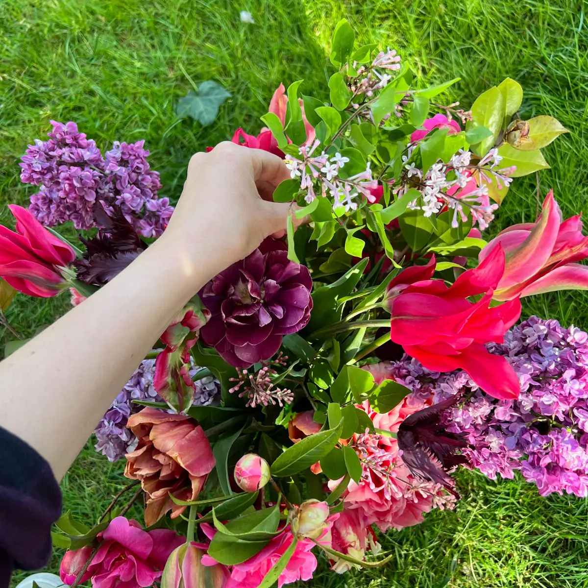 DIY tuto tulip bouquet tulipes-28