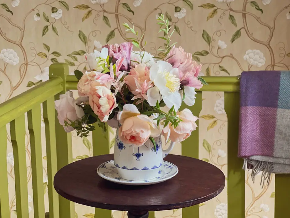 bouquet simple élégant tons pastels