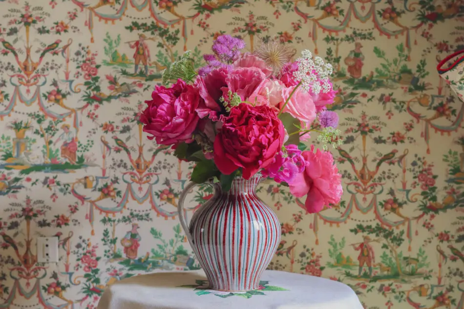 bouquet roses pivoines pavots-35