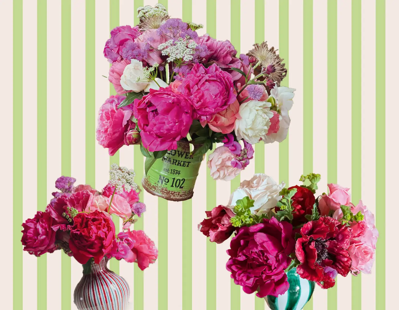 variation de bouquets