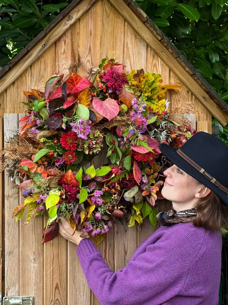DIY couronne automne natural fall wreath