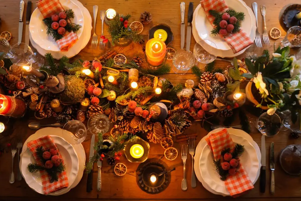 Table de fêtes Un Noël d'Antan Old Fashioned Christmas table
