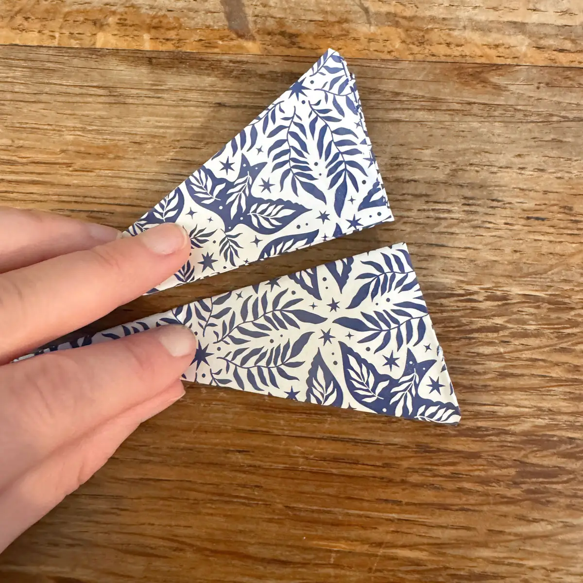 décoration Noël étoiles en papier 3D